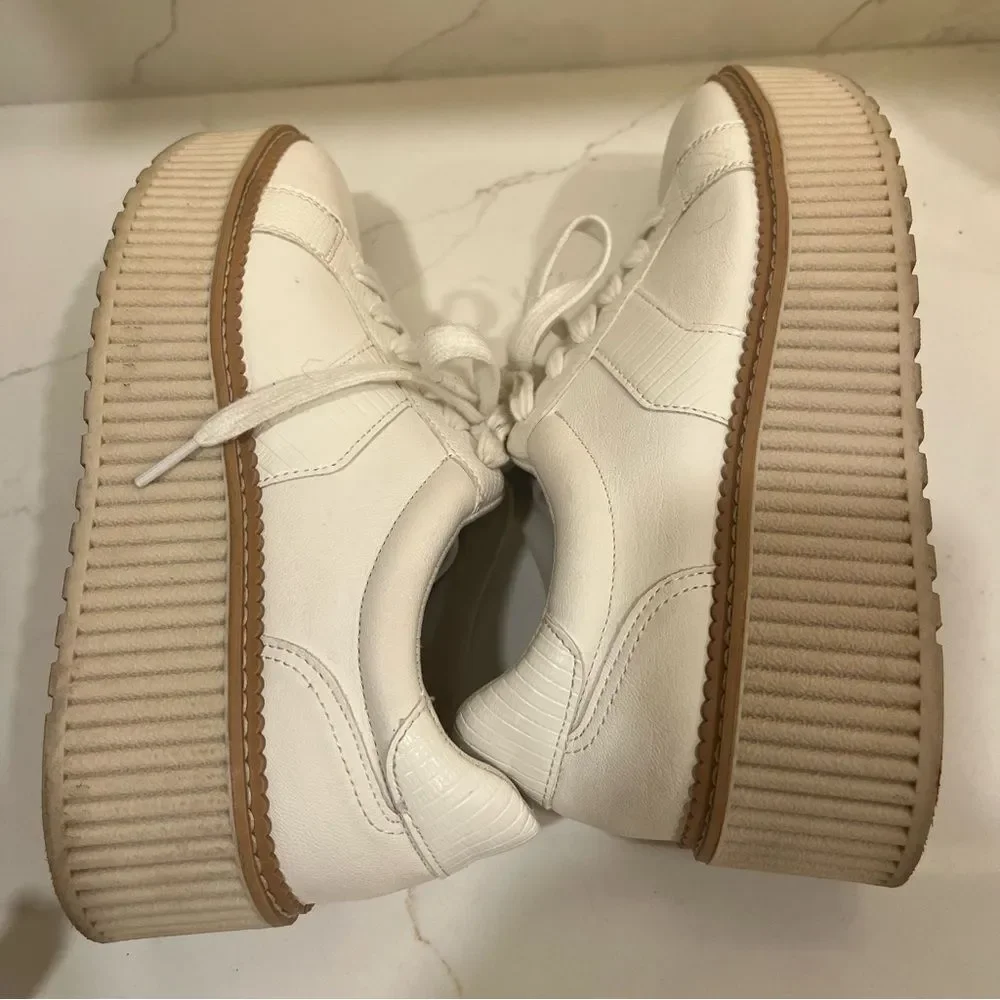 DV by Dolce Vita White Platform Sneakers